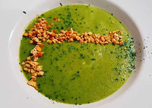 Velouté de courgette au curry au Thermomix