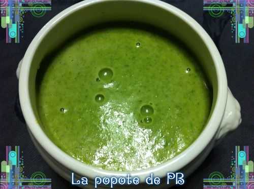 Velouté de feuille de chêne verte au Thermomix