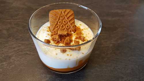 Verrine abricot, fromage blanc spéculoos