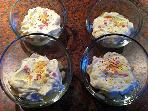 Verrine Poire Speculoos à la mousse de crème