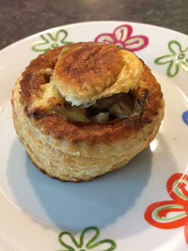 Vol au vent poulet champignons