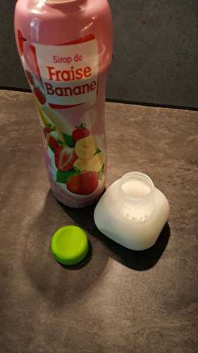 Yaourts à boire fraise banane