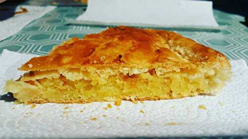 Galette des rois à la fleur d'oranger et à l'orange confite