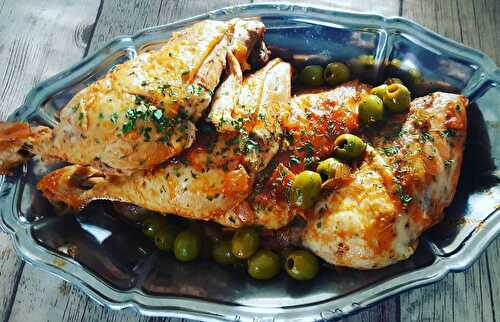 Cuisses de poulet aux olives au Cookéo