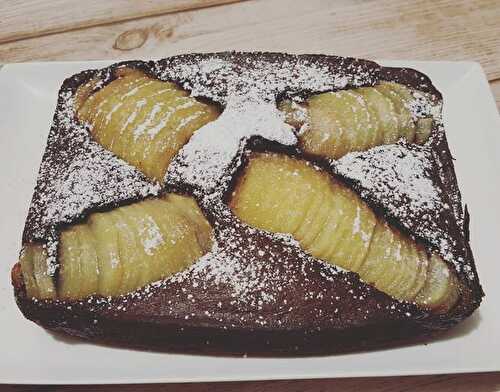 Gâteau aux poires et chocolat au Cake Factory