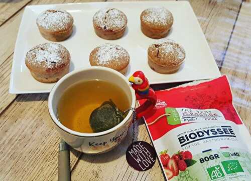 Muffins au thé vert fraise framboise au Cake Factory - Popote de petit_bohnium