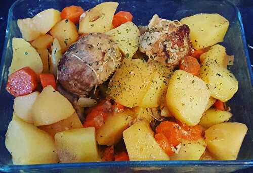 Paupiettes de veau aux pommes de terre et carottes au Cookéo