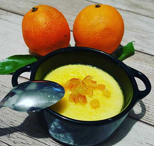 Petites crèmes à l'orange