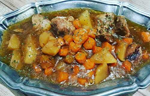 Sauté de porc, pommes de terre et carottes au Cookéo