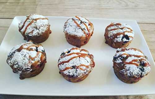 Muffins aux fruits rouges et au sucre de fleur de coco au Cake Factory