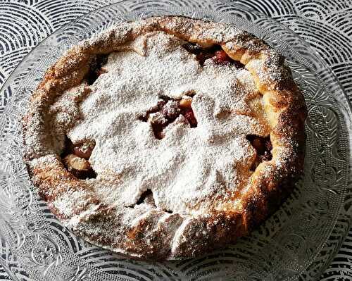 Tarte sucrée aux pommes et fruits rouges - Foodista Challenge #72