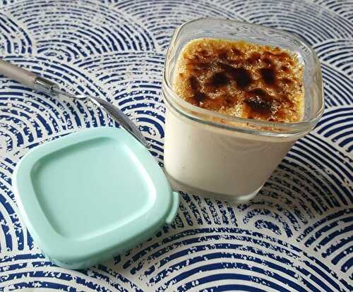 Crèmes façon crème brûlée