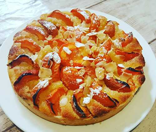 Tarte aux abricots et amandes