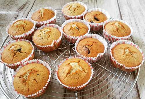 Muffins noisette chocolat