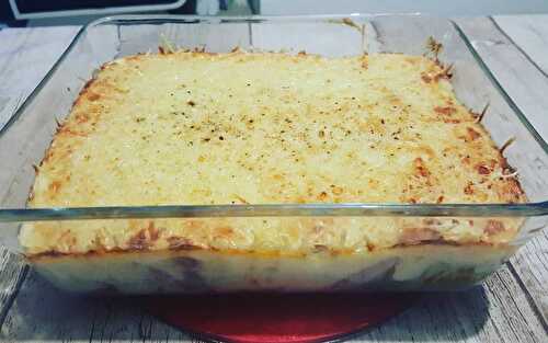 Gratin de courgettes au jambon