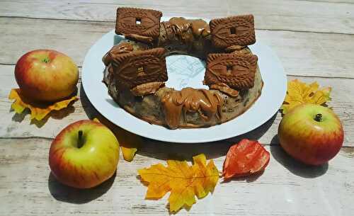 Gâteau fondant pommes et spéculoos