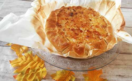 Tarte rustique à l'oignon