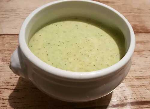 Velouté de courgettes au mascarpone au Thermomix