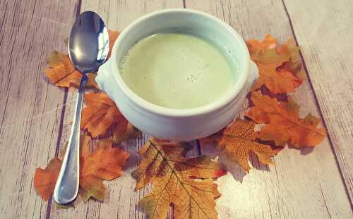 Potage aux petits pois, topinambours et Boursin au Thermomix