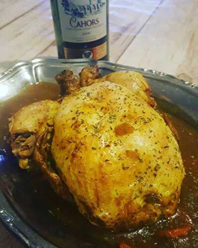 Poulet entier au Cahors au Cookéo