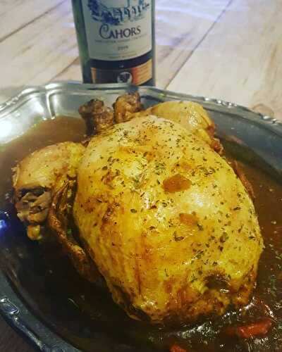 Poulet entier au Cahors au Cookéo