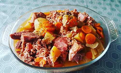 Potée de chou à la palette et aux lardons au Cookéo