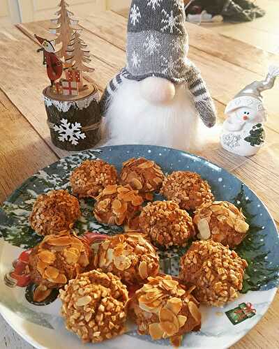 Oursins aux amandes et à l'orange confite au Thermomix