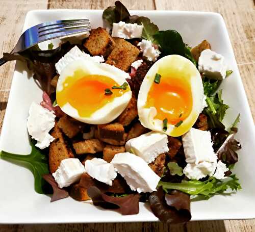 Salade campagnarde au chèvre