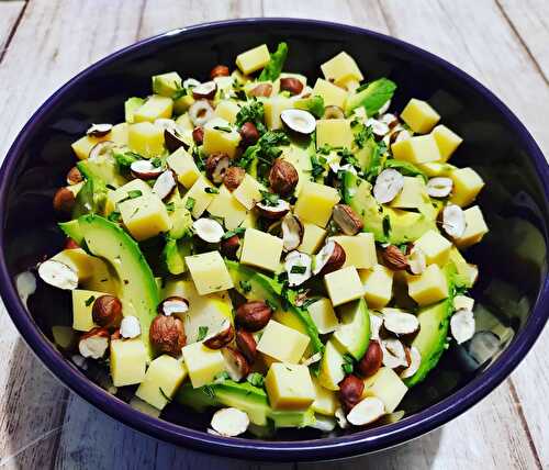 Salade d'endives, avocat et comté