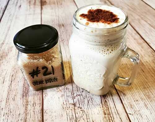 Café latte frappé saveur crème brûlée au Thermomix- Bataille Food #99