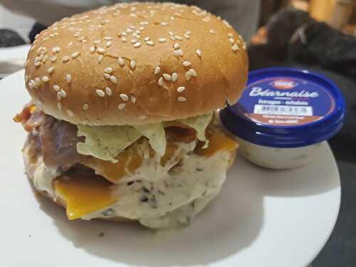 Super bacon burger sauce béarnaise