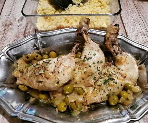 Poulet citron et olives au Cookéo