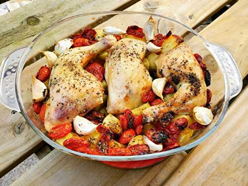 Cuisses de poulet croustillantes aux tomates de Jamie Oliver - CMUM