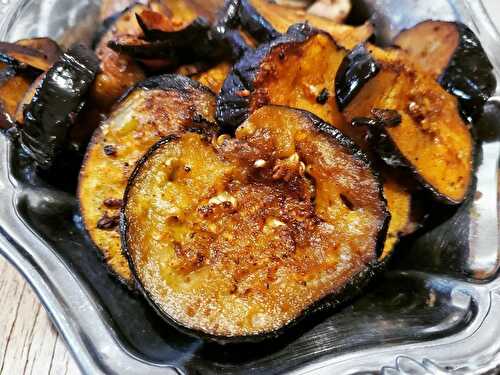 Aubergines marinées au paprika et fenugrec