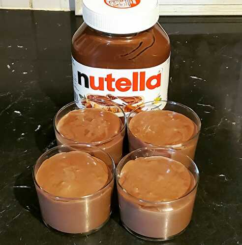 Crèmes dessert au Nutella