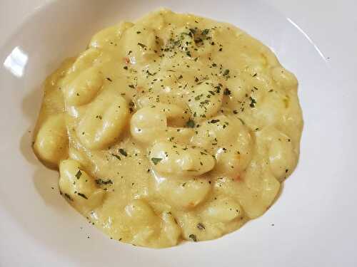 Bouillon de gnocchis au parmesan au Cookéo