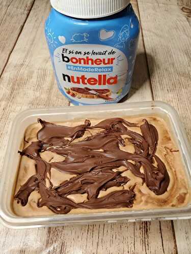Crème glacée au Nutella
