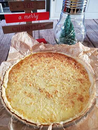 Quiche de Noël au fromage et à l'oignon au Thermomix (Royaume-Uni)