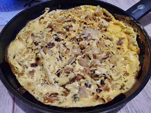 Omelette aux oignons