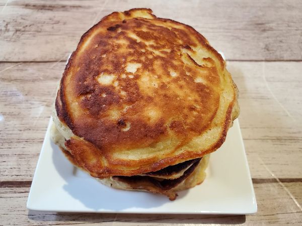 Pancakes au yaourt de chèvre