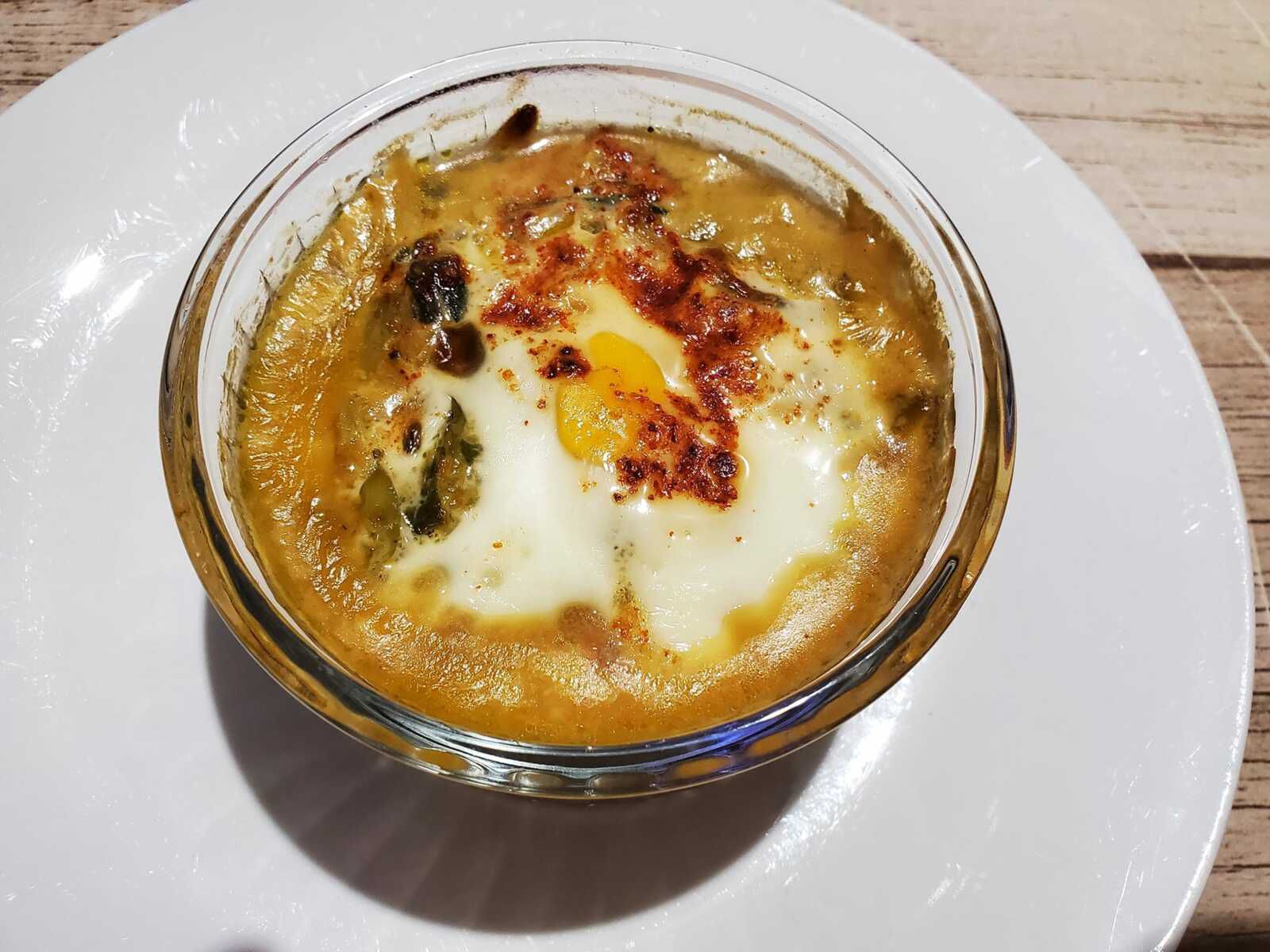 Oeuf cocotte au poireau