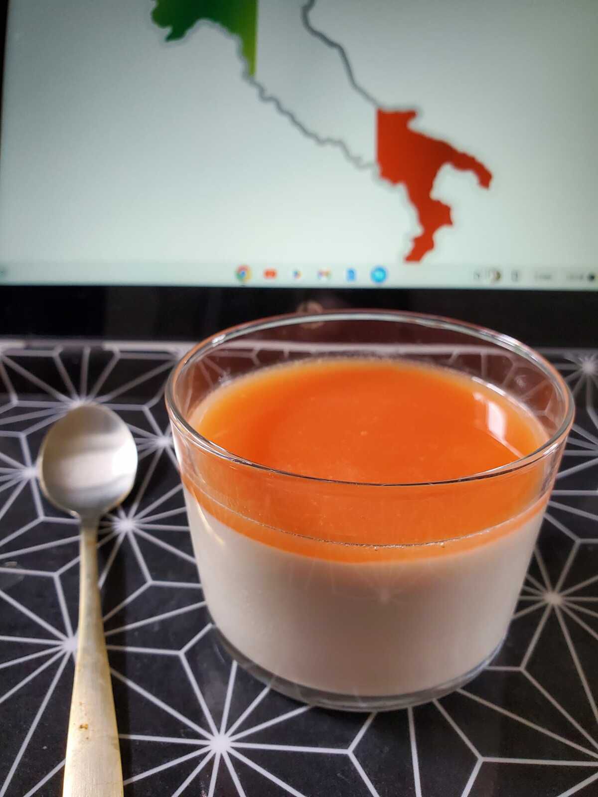 Panna cotta à la mangue