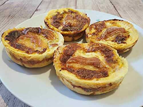 Tartelettes au bacon et au cabécou