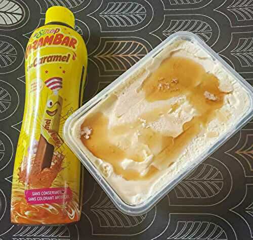 Crème glacée goût Carambar