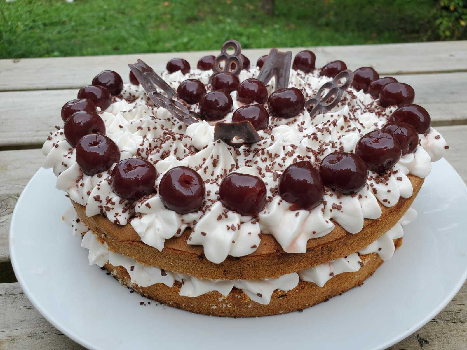 Gâteau façon Forêt Noire