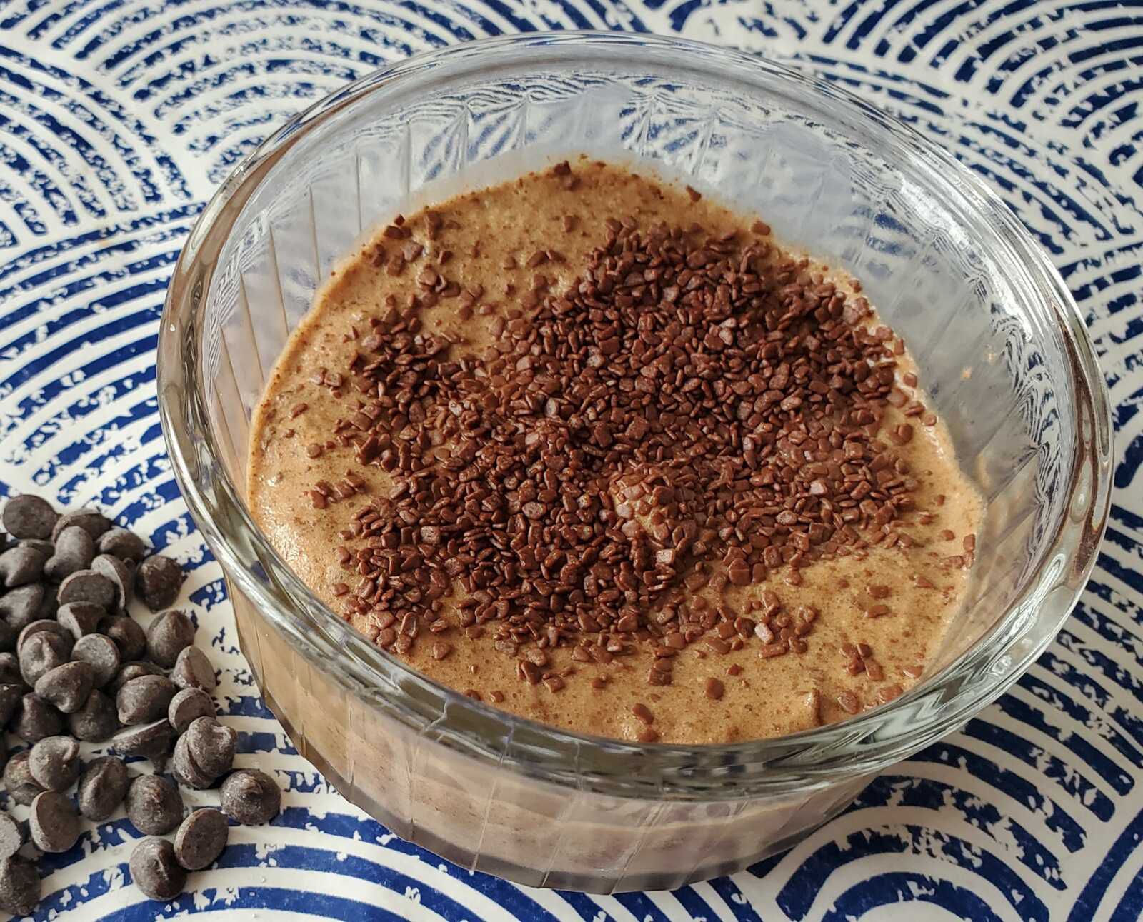 Mousse au chocolat et fromage blanc