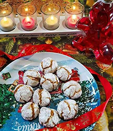 Boules de neige à l'amandes au Thermomix