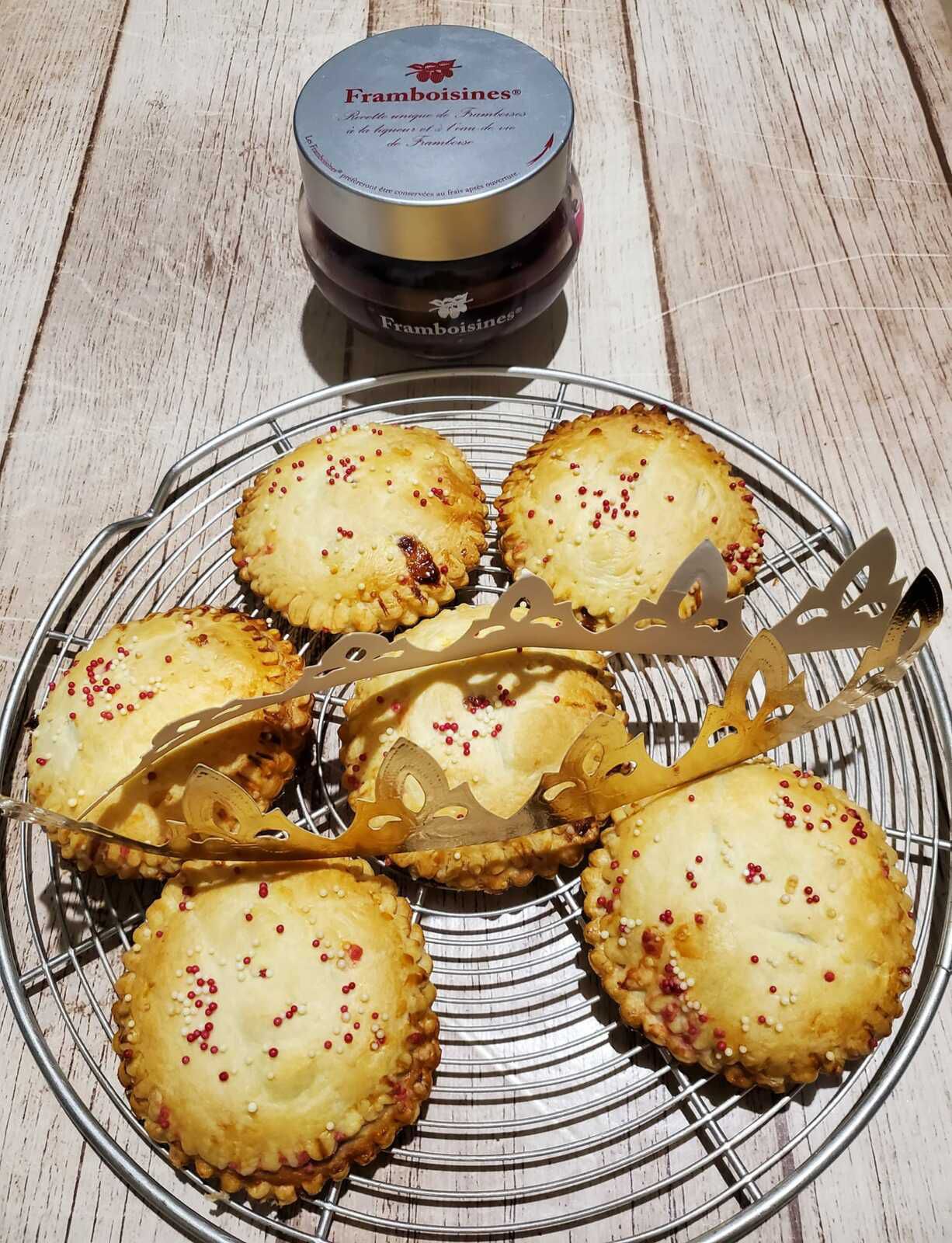 Galettes individuelles amandes framboisine