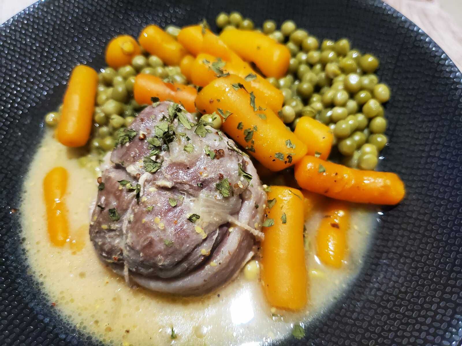 Paupiettes de veau aux deux moutardes au Cookéo