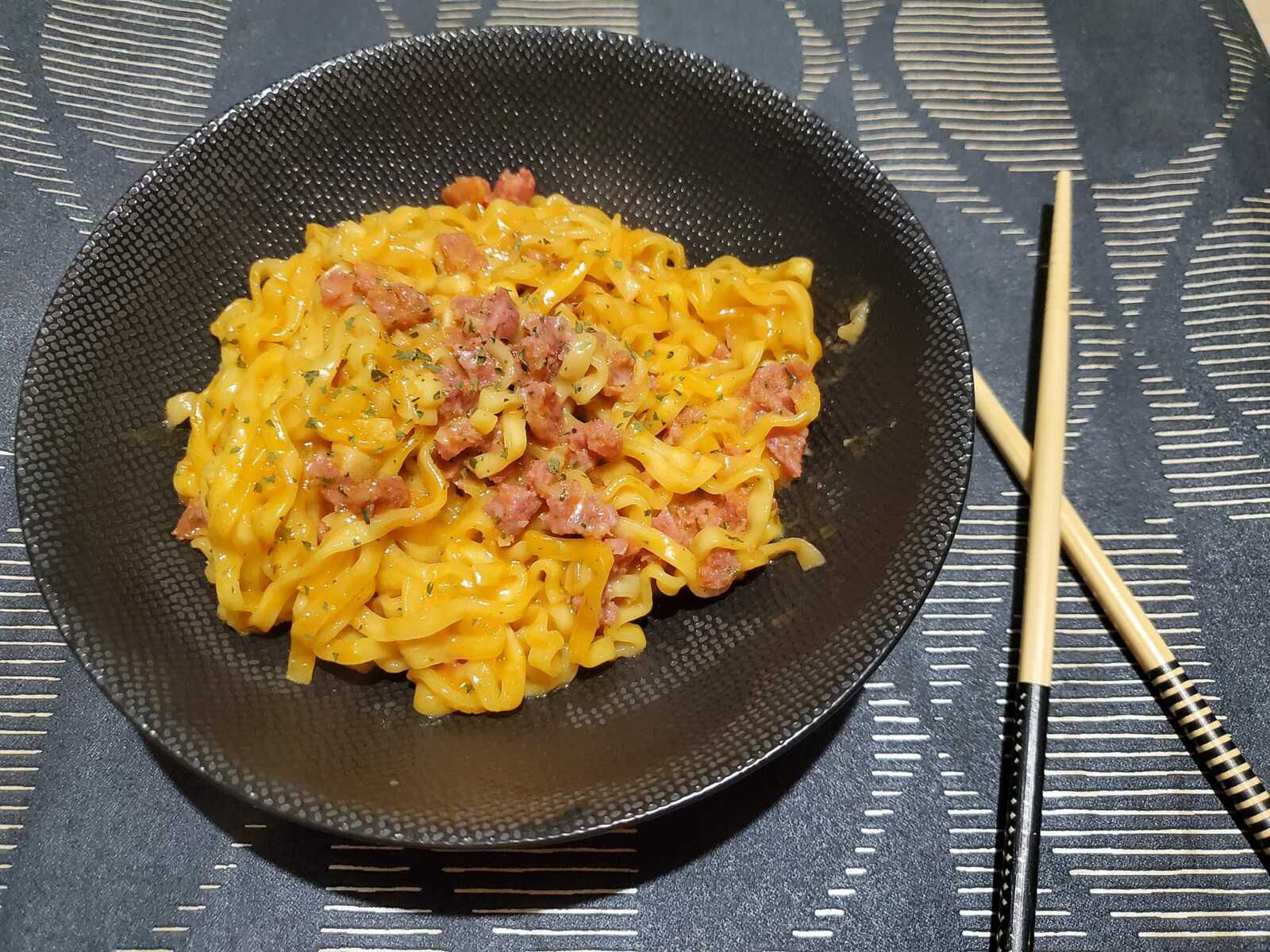 Carbonara à la chinoise